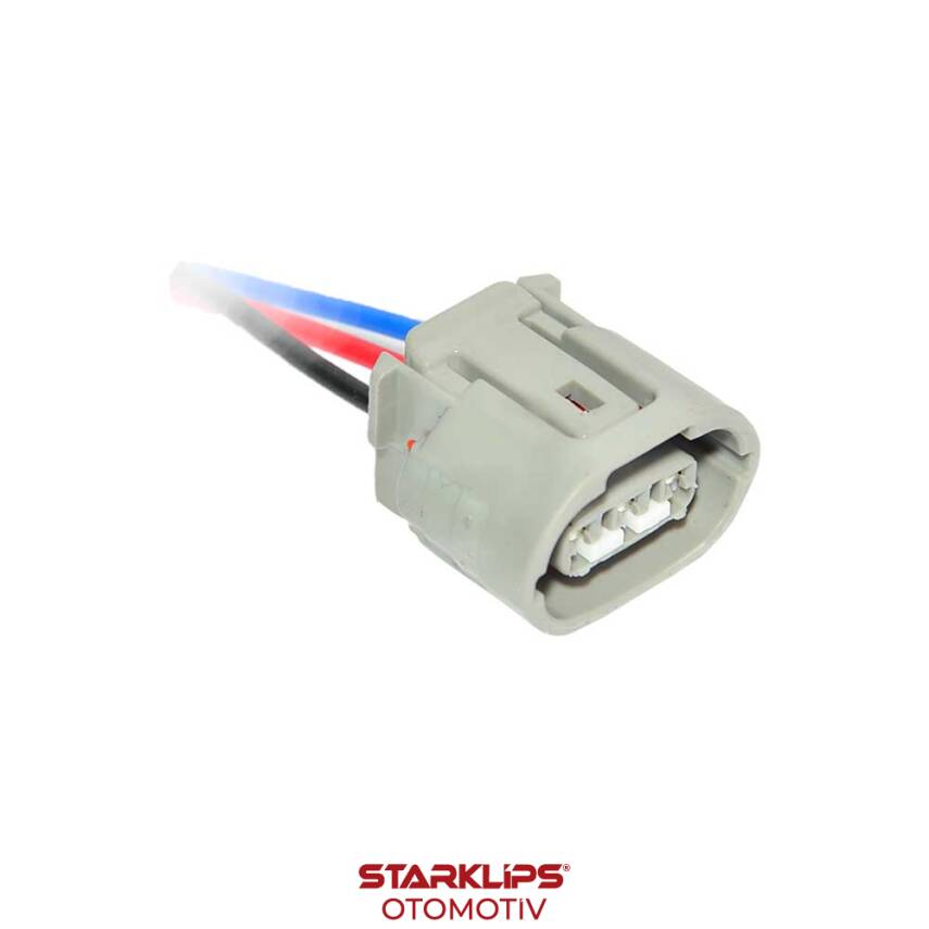 Soket 3 Kablo Şarj Dinamo Klima Müşür Konjektör Toyota 6189-0443 90980-11349 - 1