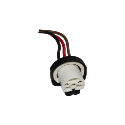 Soket 3 Kablo Seramik 9004 Ampul İçin - 