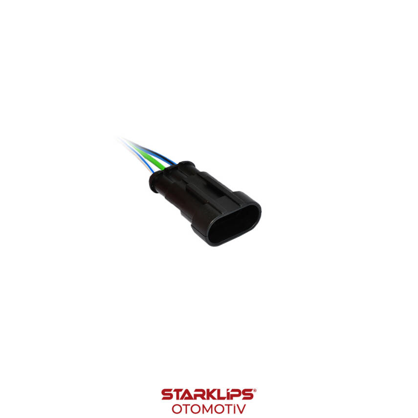 Soket 3 Kablo Üniversal Süper Seal Dişi RENAULT MEGANE LAGUNA CLİO SCENİC PALİO ALBEA DOBLO - 1