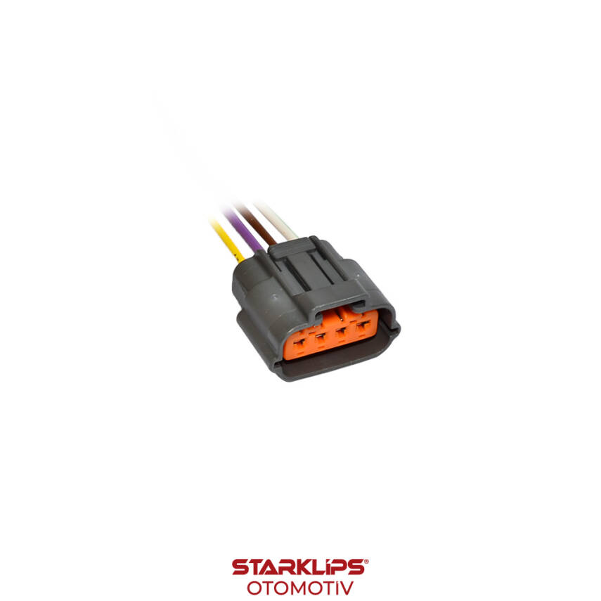 Soket 4 Kablo Gaz Kelebeği Konum Şarj Dinamosu Mazda Toyota Mitsubishi 6195-0030 - 1