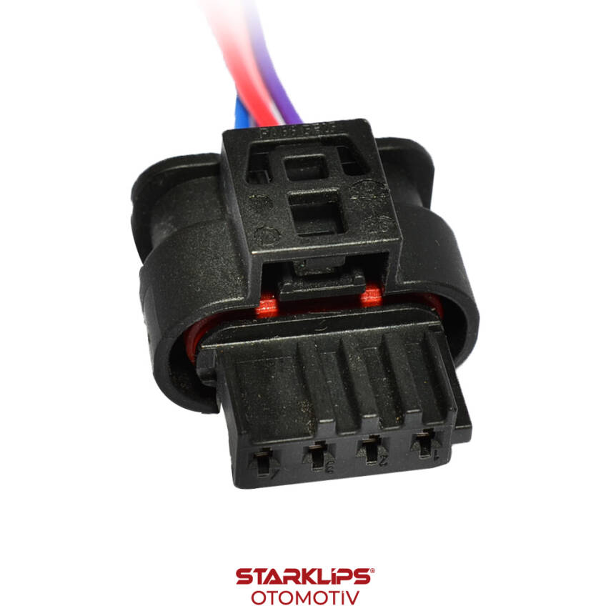 Soket 4 Kablo Kalorifer Yönlendirme Hava Akış 8509441-04 BMW 1 3 5 F20 F30 F10 X5 X3 Renault Clio - 1