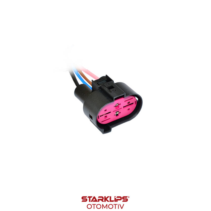 Soket 4 Kablo Radyatör Fan Rezistans VW GOLF JETTA PASSAT AUDİ A3 A6 1J0906234A - 1