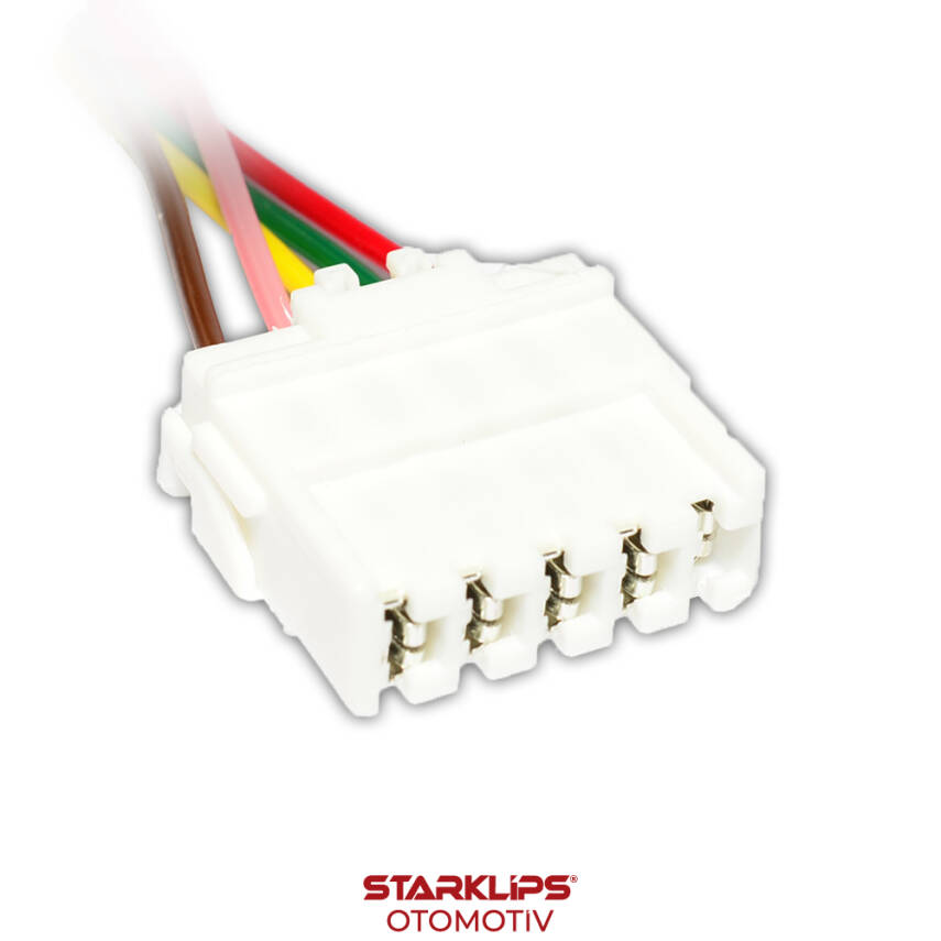 Soket 5 Kablo Cam Düğme Unıversal - 1