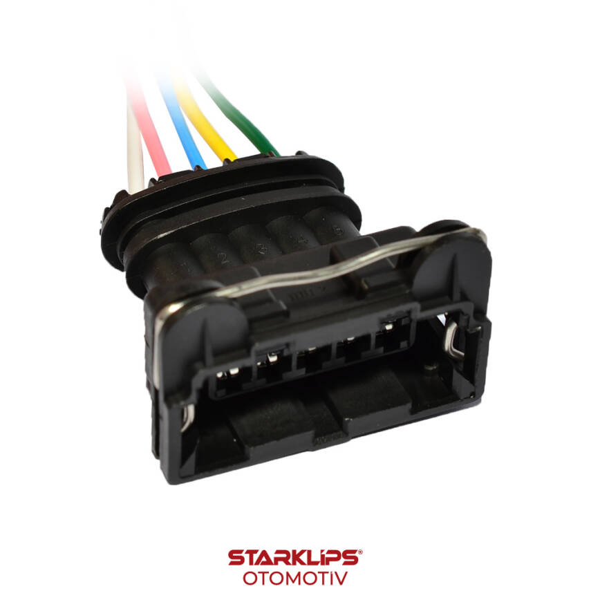 Soket 5 Kablo Far Fişi Map Sensör Enjeksiyon Yaylı Tofaş 282193-1 1 287 013 006 827579-1 Motorsiklet - 1