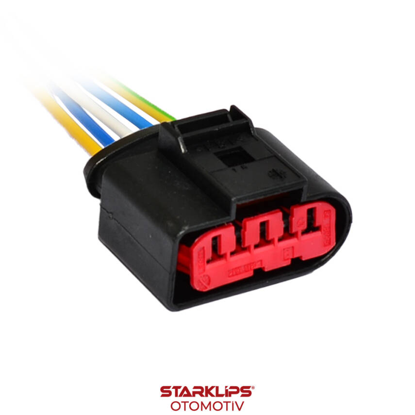 Soket 5 Kablo Hava Akış Maf Sensör VW T5 AUDİ SEAT SKODA 1J0973775A - 1