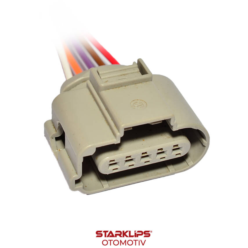 Soket 5 Kablo Kelebek Boğaz 8L0973703 VW AUDI A3 SEAT SKODA - 1