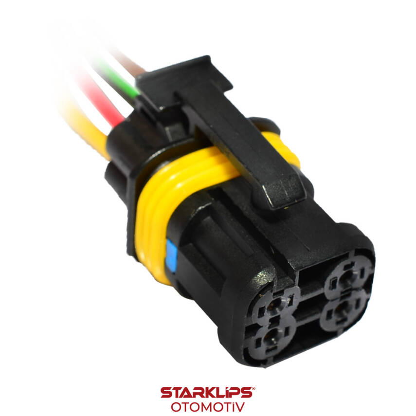 Soket 6 Kablo 4 Pin Elektrik Tesisat 18165000002 81254320392 MAN TGA TGL - 1