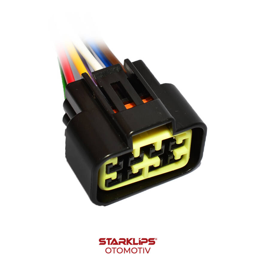 Soket 6 Kablo Ateşleme Bobin 8 Pin Stop Erkek Isuzu Yamaha RA760 WB760 760RZ GP760 64X-85521-01 - 1