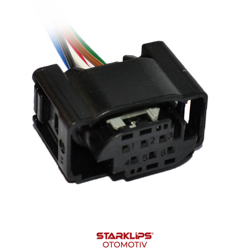 Soket 6 Kablo Direksiyon Pompa Dişi Karşılığı Mercedes Clk A2105403681 Peugeot 206 208 - 1