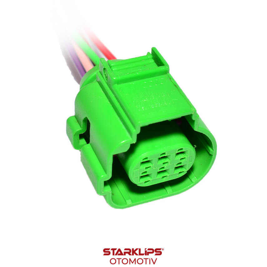 Soket 6 Kablo Egr arka stop gaz fişi 4h4h37 42505600 42515600 VW - 1