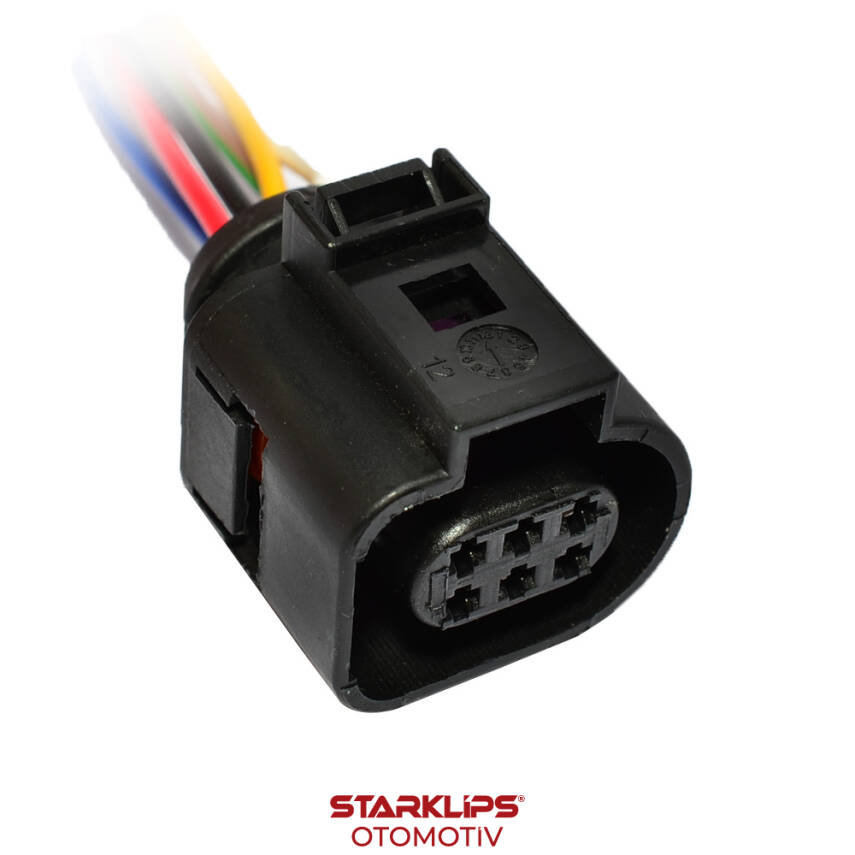 Soket 6 Kablo Egr Gaz Pedal 1J0973713 VW POLO Touran Bora Santana Vista CC 6pin - 1