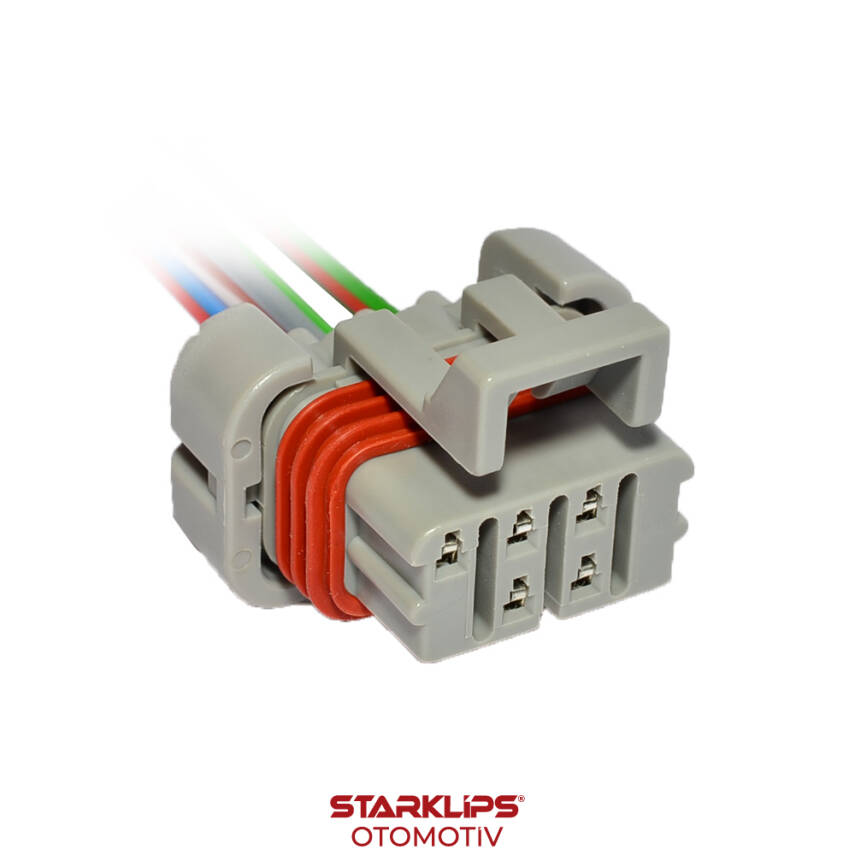 Soket 6 Kablo Elektrik Tesisat Ateşleme Bobin Enjektör GM LS 3511099-k Chevrolet - 1