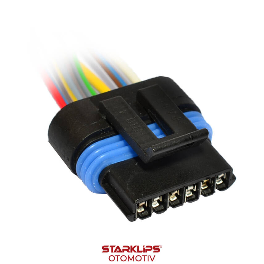 Soket 6 Kablo Elektrik Tesisat Delphi Opel Vauxhall - 1