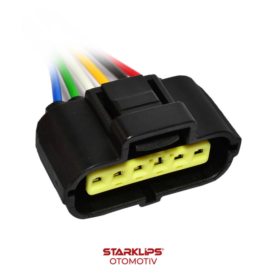 Soket 6 Kablo Elektrik Tesisat Yakıt Pompa Mazda Ford 184060-1 - 1