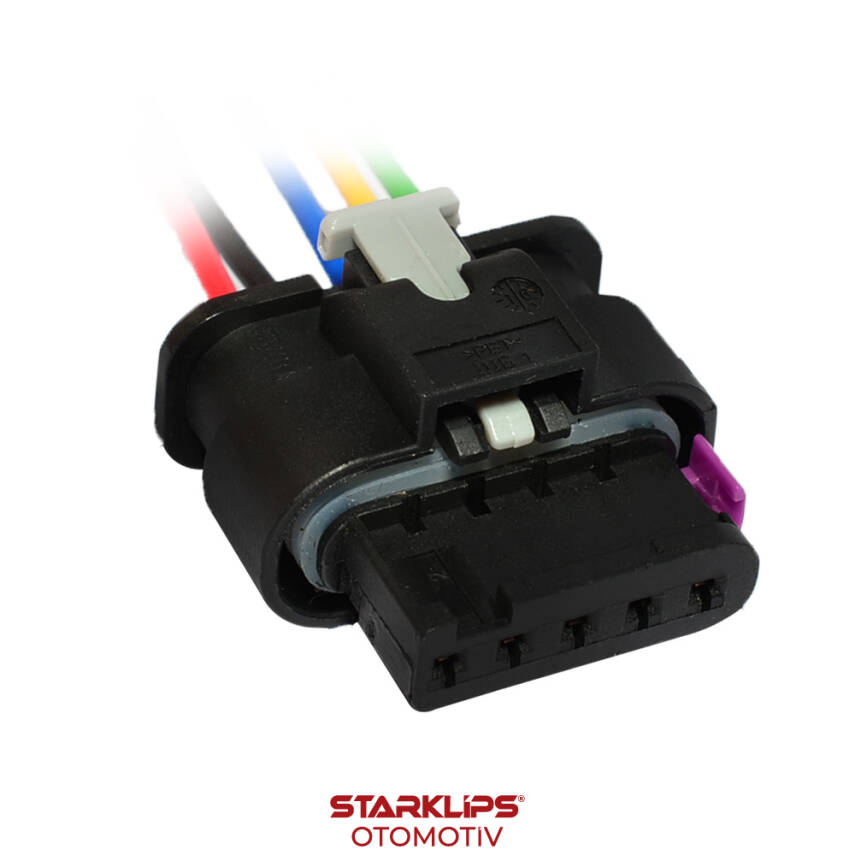 Soket 6 Kablo Hava Akış Sensör VW Golf Jetta Audi A3 A4 A6 Skoda Seat 4F0973705 - 1