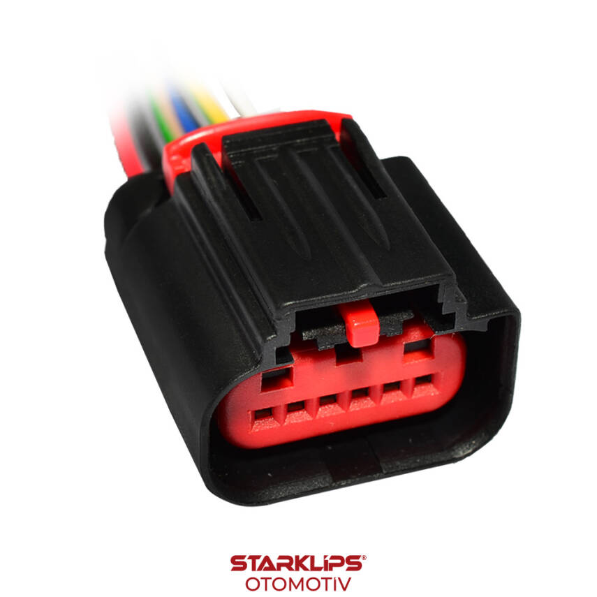 Soket 6 Kablo Maf Hava Kütle Akışmetre Citroen Jumper Peugeot Ford Transit Mk8 TDCI GM 14381535 - 1