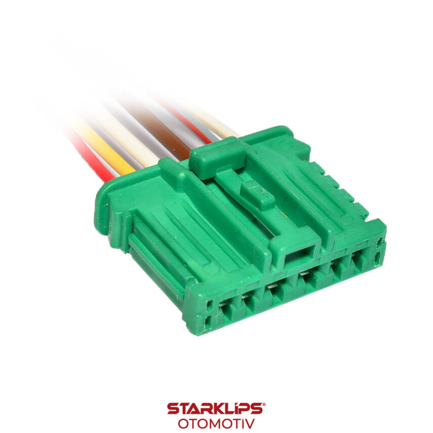 Soket 6 Kablo Rezistans Soketi Renault Megane 2 II Dacıa Stop Soketi 7701207718 - 1