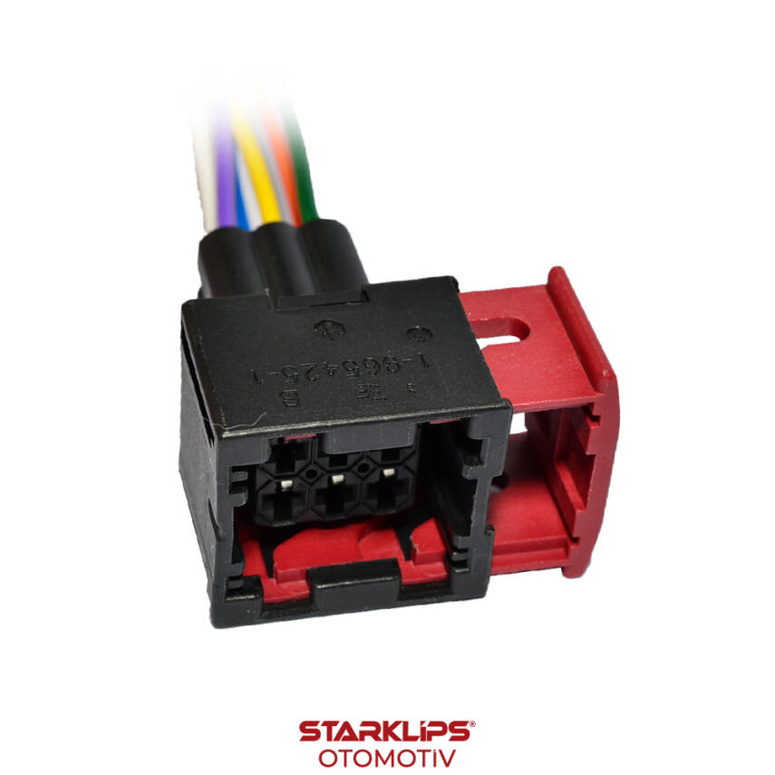 Soket 6 Kablo Tesisat Konnektörü Tyco amp 1-965425-1 İş Makina Forklift - 1