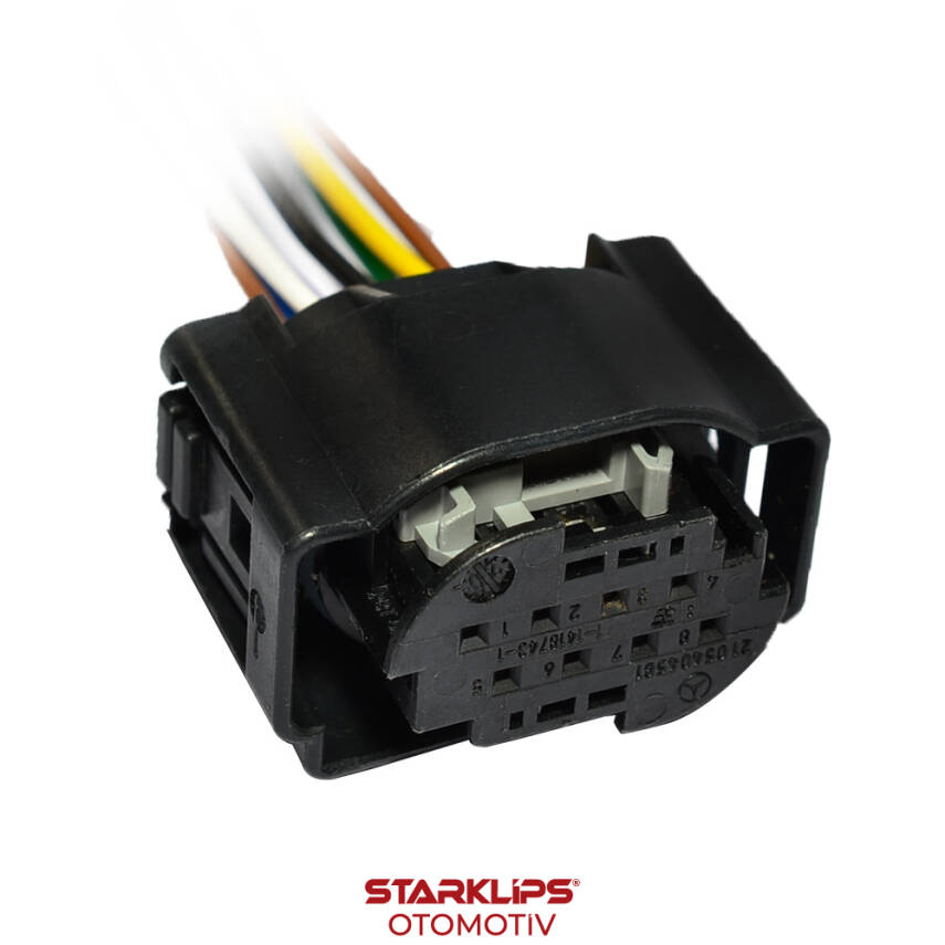 Soket 8 Kablo Cruis Control 4F0972708 VW Golf VII 7 Passat B8 - 1