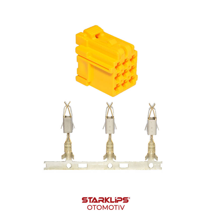 Soket 9 Kablo İş Makinası Tyco 967621-1 - 1