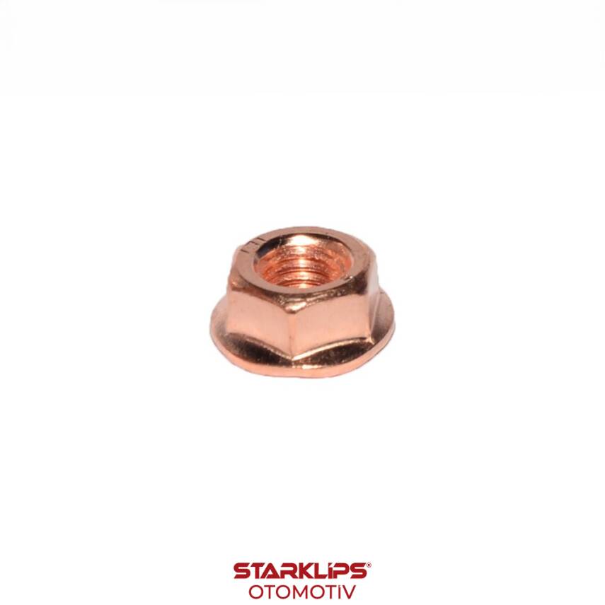 Somun Bakır Kendinden Pullu M6x13mm 10 Anahtar A1121420072 Mercedes - 1