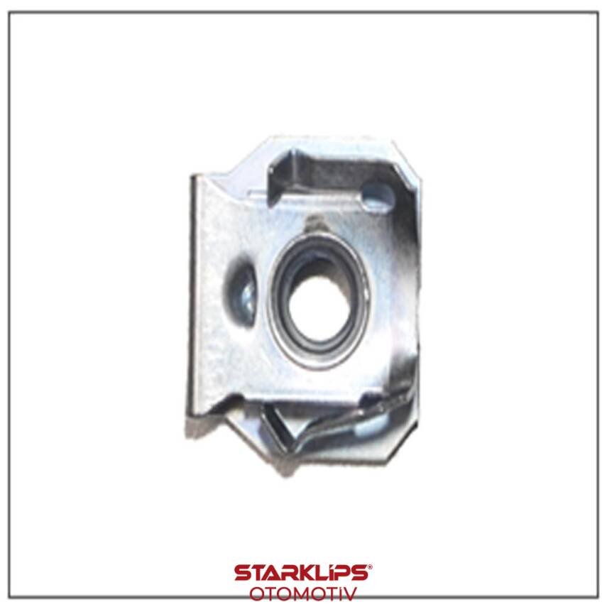 Somun Maşa M6 Gri Çamurluk Bağlantı 8200124827 Renault Megane II - 1