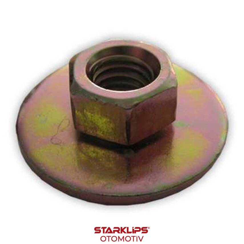 Somun Oynar Pullu Çinko M6X22mm Ön Kaput A4149900051 Mercedes ML W164 W156 C117 Ford N621907 - 1