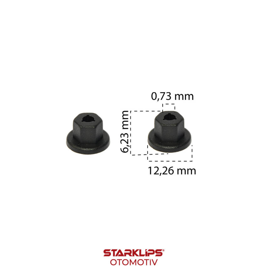 Somun Pls 20mm h10 sw10 90413589 180942 90127883 Opel VW BMW Mini Ford - 1