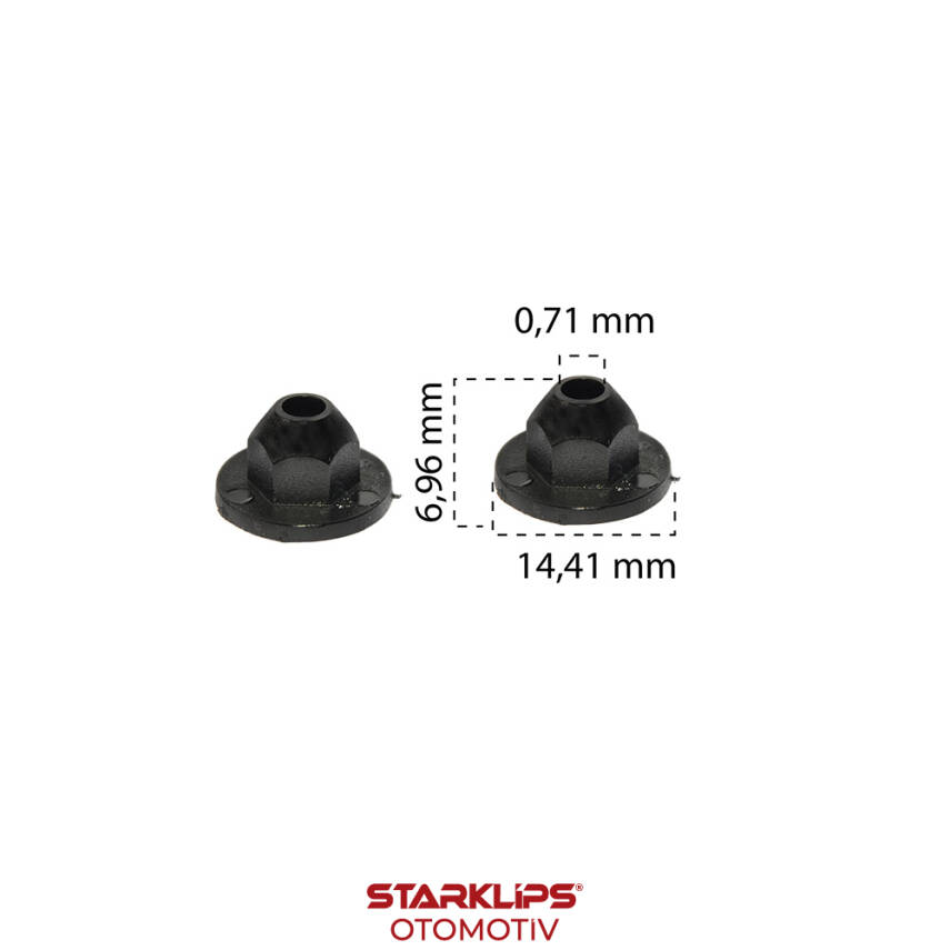 Somun Plst. 171201969 171201989 VW Seat Audi - 1