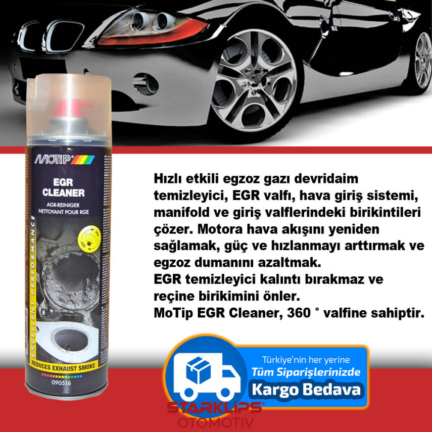 Sprey Egr Valf Temizleyici 500 Ml Motip 90516 - 1