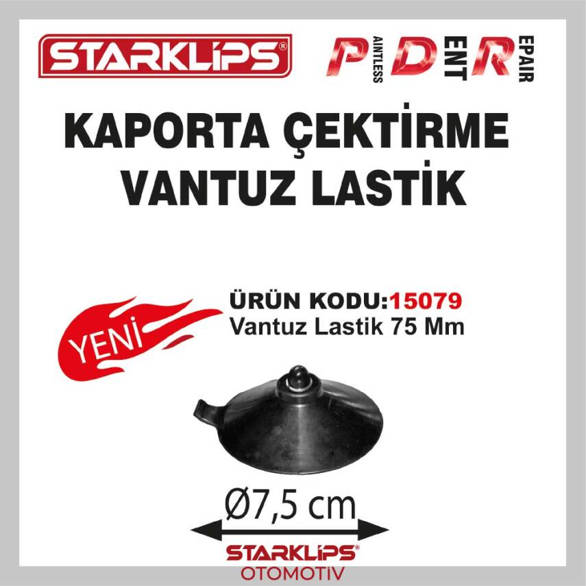 Vantuz Lastik 75Mm Pdr - 1