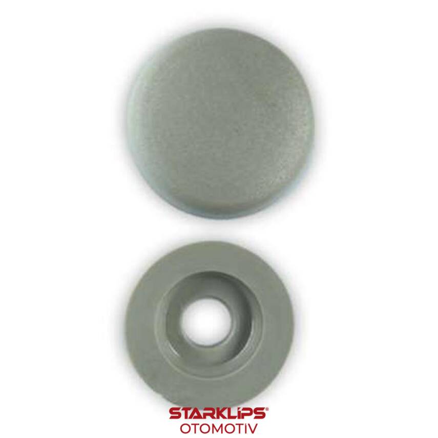 Vida Kapağı Büyük Boy Açık Gri (4,2 - 4,8mm Yıldız Silindir Baş Vida İçin)çin) - 1