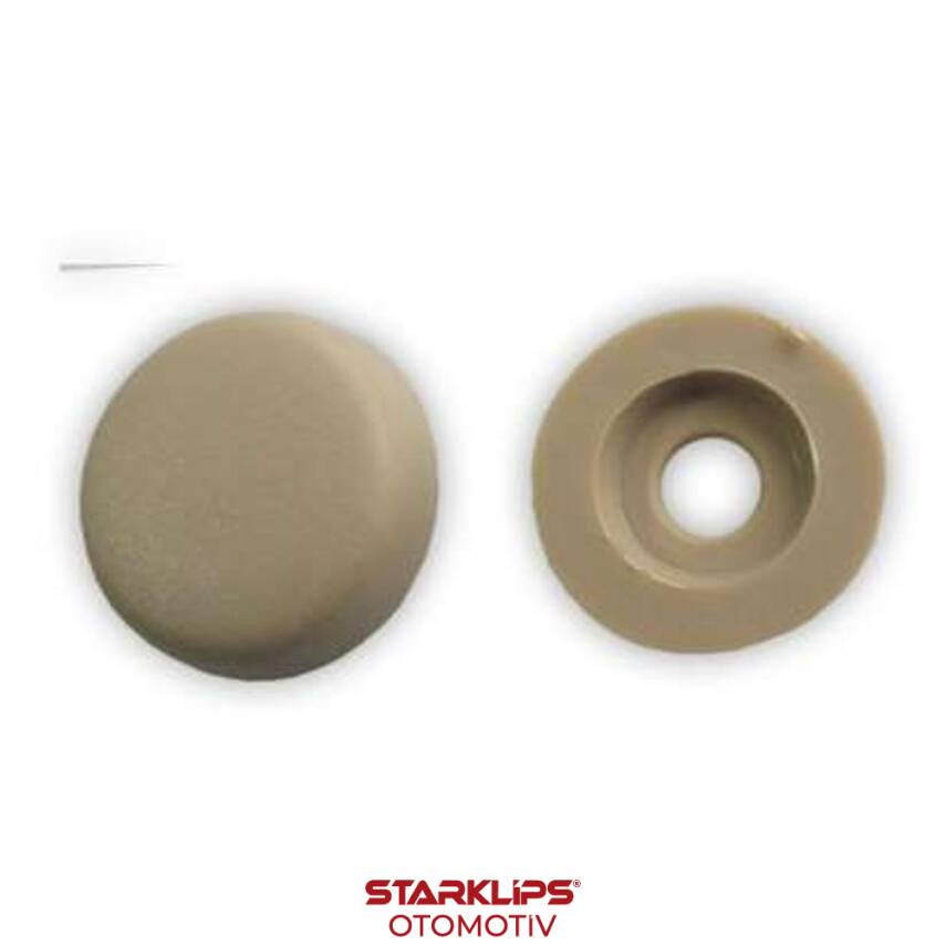 Vida Kapağı Büyük Boy Bej (4,2 - 4,8mm Yıldız Silindir Baş Vida İçin) - 1