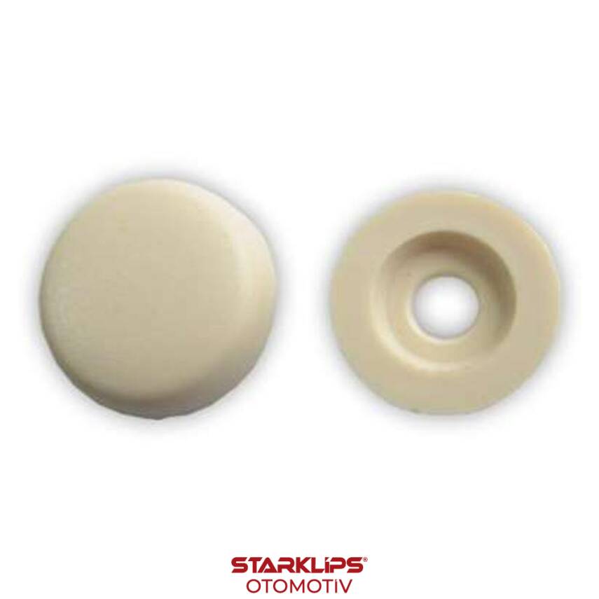 Vida Kapağı Büyük Boy Bej (4,2 - 4,8mm Yıldız Silindir Baş Vida İçin) - 1