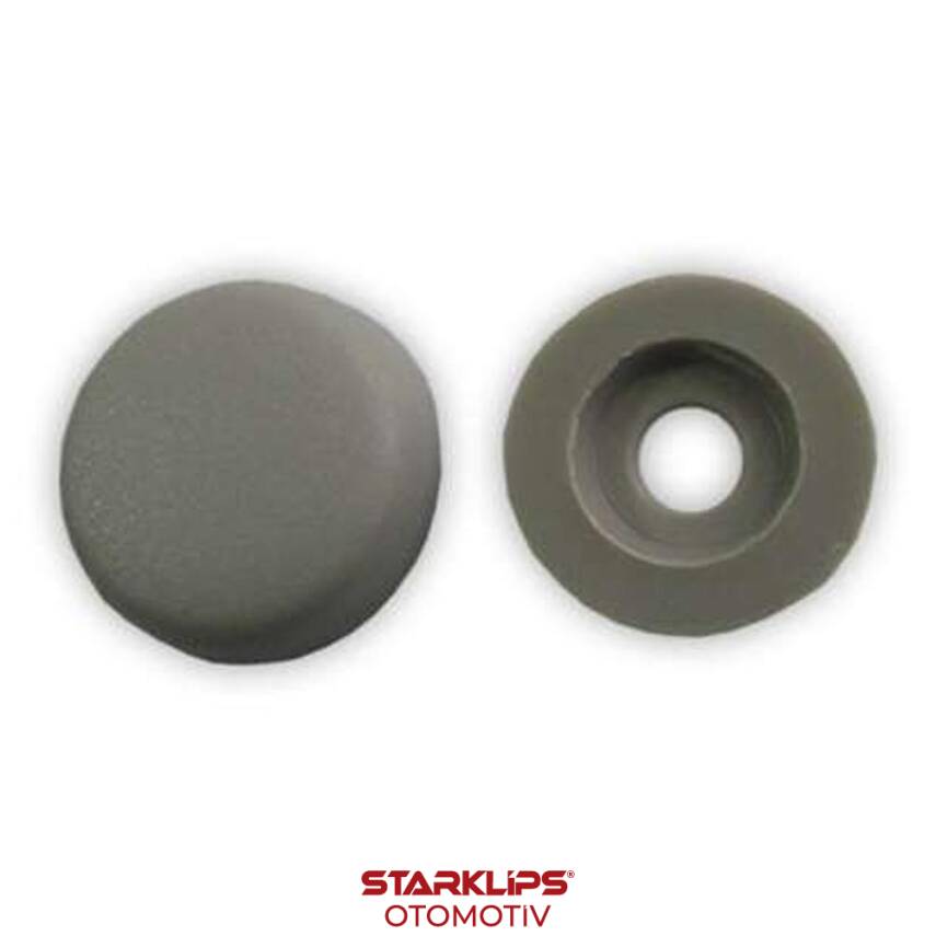 Vida Kapağı Büyük Boy Gri (4,2 - 4,8mm Yıldız Silindir Baş Vida İçin) - 1