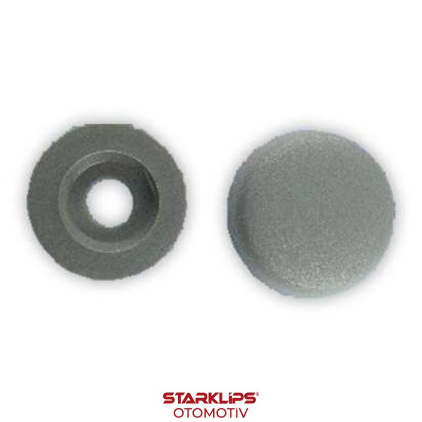 Vida Kapağı Büyük Boy Koyu Gri (4,2 - 4,8mm Yıldız Silindir Baş Vida İçin) - 1