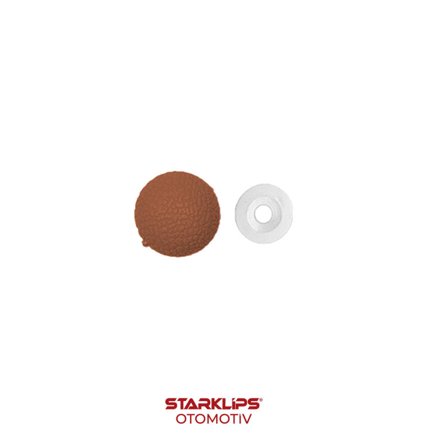 Vida Kapağı Havşa Desenli Kahverengi (3,5-3,9-4,2mm Havşa Baş Vida İçin) - 1