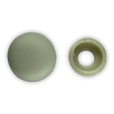 Vida Kapağı Küçük Boy Açık Gri Bombeli (3,5-3,9-4,2mm Yıldız Silindir Baş Vida İçin) - Starklips