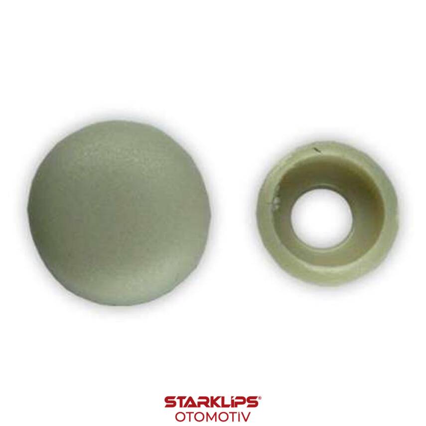 Vida Kapağı Küçük Boy Açık Gri Bombeli (3,5-3,9-4,2mm Yıldız Silindir Baş Vida İçin) - 1