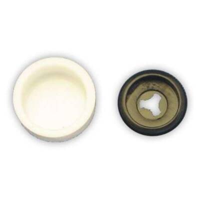 Vida Kapağı Küçük Boy Bombesiz Beyaz (3,5 - 3,9 - 4,2mm Yıldız Silindir Baş Vida İçin) - Starklips