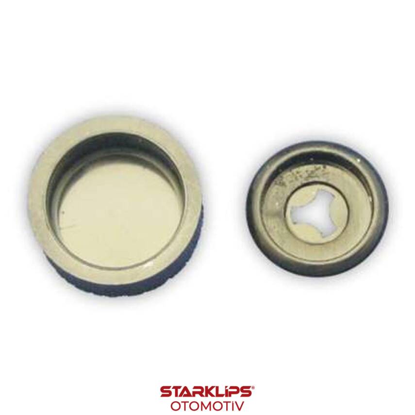 Vida Kapağı Küçük Boy Bombesiz Gri (3,5 - 3,9 - 4,2mm Yıldız Silindir Baş Vida İçin) - 1