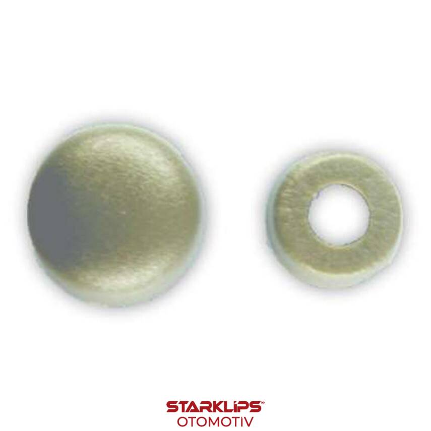 Vida Kapağı Küçük Boy Gri Bombeli (3,5-3,9-4,2mm Yıldız Silindir Baş Vida İçin) - 1