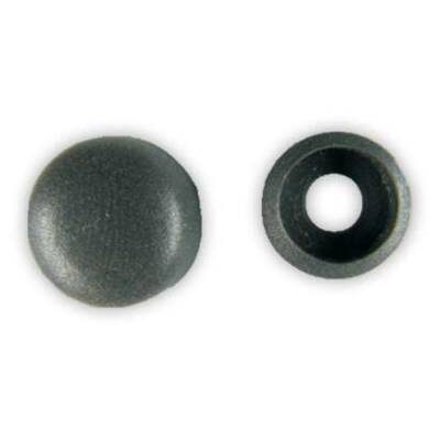 Vida Kapağı Küçük Boy Koyu Gri Bombeli (3,5-3,9-4,2mm Yıldız Silindir Baş Vida İçin) - Starklips