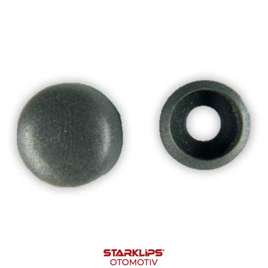 Vida Kapağı Küçük Boy Koyu Gri Bombeli (3,5-3,9-4,2mm Yıldız Silindir Baş Vida İçin) - 1