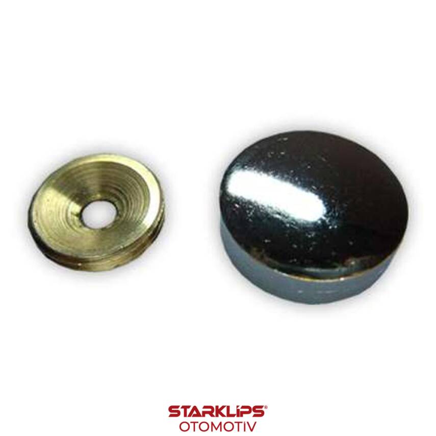 Vida Kapağı Zamak Krom Kaplı Çap.20Mm - 1