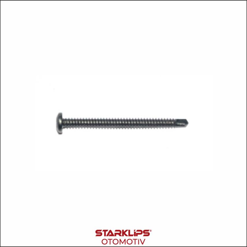 Vida Yıldız Mercimek Başlı Matkap Uçlu Siyah 4,8X70mm - 1