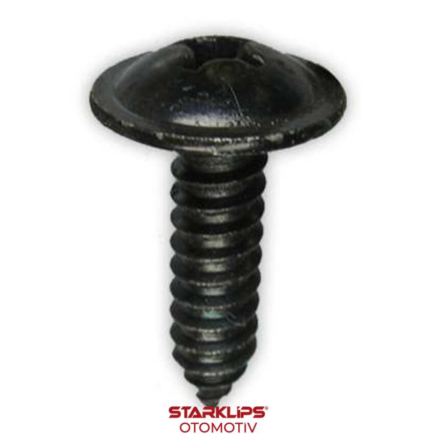 Vida Yıldız Mercimek Geniş Başlı Siyah 6,3X25X16mm - 1