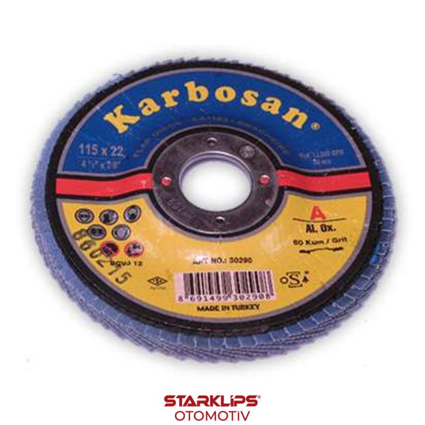 Zımpara Flap Disk 22X115 P80 Karbosan - 1